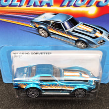 Load image into Gallery viewer, Hot Wheels 2025 '69 Copo Corvette Ice Blue Ultra Hots 8/8 New Long Card