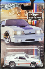 Load image into Gallery viewer, Hot Wheels 2025 '84 Mustang SVO White Mustang 60 Years 5/10 New Long Card