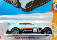 Load image into Gallery viewer, Hot Wheels 2023 Aston Martin Vantage GTE Light Blue #98 HW Turbo 2/5 New Long Card