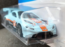 Load image into Gallery viewer, Hot Wheels 2023 Aston Martin Vantage GTE Light Blue #98 HW Turbo 2/5 New Long Card
