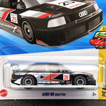 Load image into Gallery viewer, Hot Wheels 2025 Audi 90 Quattro Black #199 Peak Pursuit 2/10 New Long Card