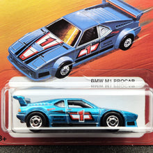 Load image into Gallery viewer, Hot Wheels 2025 BMW M1 Procar Blue The Hot Ones Series 8/8 New Long Card