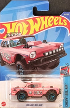 Load image into Gallery viewer, Hot Wheels 2022 Big-Air Bel-Air Pink #112 Chevy Bel Air 5/5 New Long Card