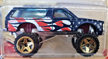 Load image into Gallery viewer, Hot Wheels 2020 Chevy Blazer 4x4 Blue Stars &amp; Stripes 5/10 New Long Card