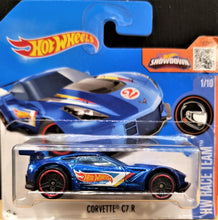 Load image into Gallery viewer, Hot Wheels 2016 Corvette C7.R Blue #1 HW Race Team 1/10 New
