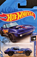 Load image into Gallery viewer, Hot Wheels 2019 Corvette Grand Sport Dark Blue #233 HW Race Team 9/10 New