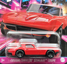 Load image into Gallery viewer, Hot Wheels 2024 Custom Corvette Stingray Coupe Red Fast &amp; Furious - Women Of Fast Series 5/5 New Long Card