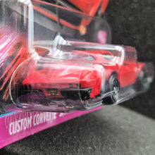 Load image into Gallery viewer, Hot Wheels 2024 Custom Corvette Stingray Coupe Red Fast &amp; Furious - Women Of Fast Series 5/5 New Long Card