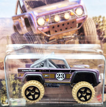 Load image into Gallery viewer, Hot Wheels 2023 Custom Ford Bronco Lavender Mud Runners 2/5 New Long Card