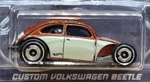 Load image into Gallery viewer, Hot Wheels 2022 Custom Volkswagen Beetle Brown Volkswagen 6/8 New Long Card