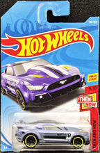 Load image into Gallery viewer, Hot Wheels 2018 Custom '15 Ford Mustang Lilac #199 Then and Now 9/10 New Long Card