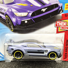 Load image into Gallery viewer, Hot Wheels 2018 Custom '15 Ford Mustang Lilac #199 Then and Now 9/10 New Long Card