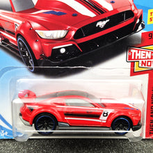 Load image into Gallery viewer, Hot Wheels 2018 Custom '15 Ford Mustang Red #96 Then and Now 9/10 New Long Card
