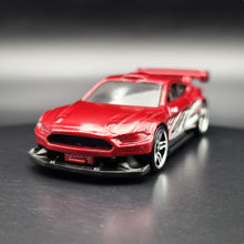 Load image into Gallery viewer, Hot Wheels 2024 Custom '18 Ford Mustang GT Dark Red HW Drift 5 Pack Exclusive