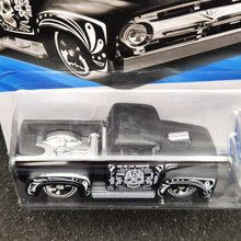 Load image into Gallery viewer, Hot Wheels 2025 Custom '56 Ford Truck Matte Black #233 HW Celebration Racers 8/10 New Long Card