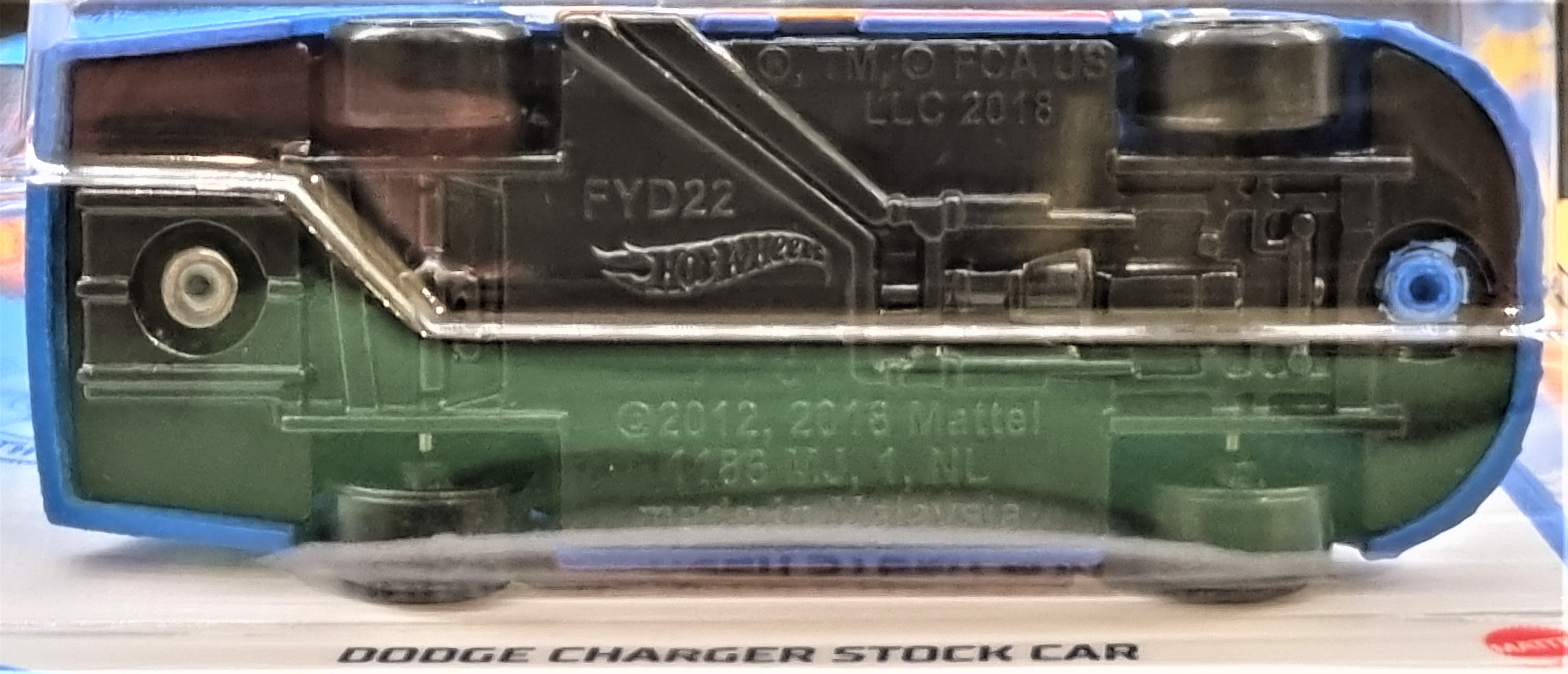 Hot Wheels 2021 Dodge Charger Stock Car Blue #194 HW Race Team 3