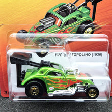 Load image into Gallery viewer, Hot Wheels 2025 Fiat 500 Topolino (1936) Green The Hot Ones Series 1/8 New Long Card