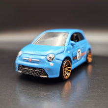 Load image into Gallery viewer, Hot Wheels 2024 Fiat 500e Light Blue #22 Compact Kings 2/5