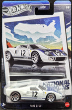 Load image into Gallery viewer, Hot Wheels 2025 Ford GT40 White National Icons Series 1/5 New Long Card