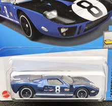 Load image into Gallery viewer, Hot Wheels 2024 Ford GT40 Dark Blue #12 Factory Fresh 2/10 New Long Card