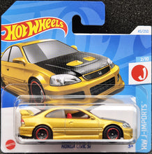 Load image into Gallery viewer, Hot Wheels 2024 Honda Civic Si Gold #45 HW J-Imports 2/10 New