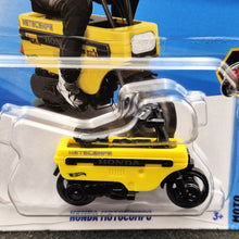 Load image into Gallery viewer, Hot Wheels 2025 Honda Motocompo Yellow #181 HW Moto 3/5 New Long Card