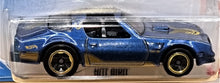 Load image into Gallery viewer, Hot Wheels 2021 Hot Bird (Pontiac Firebird) Blue #249 Muscle Mania 9/10 New Long Card