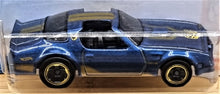Load image into Gallery viewer, Hot Wheels 2021 Hot Bird (Pontiac Firebird) Blue #249 Muscle Mania 9/10 New Long Card