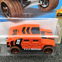 Load image into Gallery viewer, Hot Wheels 2022 Humvee Orange #25 Baja Blazers 3/10 New Long Card