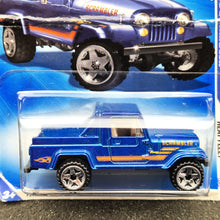 Load image into Gallery viewer, Hot Wheels 2009 Jeep Scrambler Blue #123 Heat Fleet 7/10