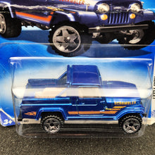 Load image into Gallery viewer, Hot Wheels 2009 Jeep Scrambler Blue #123 Heat Fleet 7/10