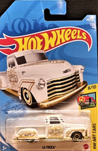 Load image into Gallery viewer, Hot Wheels 2021 La Troca White #146 HW Art Cars 8/10 New Long Card