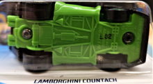 Load image into Gallery viewer, Hot Wheels 2018 Lamborghini Countach #181 Black Tooned 1/5 New