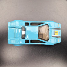 Load image into Gallery viewer, Hot Wheels 2024 Lamborghini Countach Pace Car Cyan Retro Racers 5 Pack Exclusive