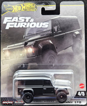 Load image into Gallery viewer, Hot Wheels 2025 Land Rover Defender 110 Matte Black Fast &amp; Furious Premium 4/5 Mix 1 New
