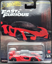 Load image into Gallery viewer, Hot Wheels 2025 McLaren Senna Red Fast &amp; Furious Premium 5/5 Mix 1 New