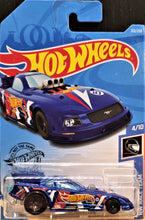 Load image into Gallery viewer, Hot Wheels 2019 Mustang Funny Car Dark Blue #212 HW Race Team 4/10 New Long Card