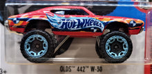 Load image into Gallery viewer, Hot Wheels 2016 Olds 442 W-30 Red #161 HW Daredevils 1/10 New