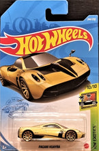 Load image into Gallery viewer, Hot Wheels 2021 Pagani Huayra Gold #244 HW Exotics 10/10 New Long Card