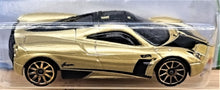 Load image into Gallery viewer, Hot Wheels 2021 Pagani Huayra Gold #244 HW Exotics 10/10 New Long Card