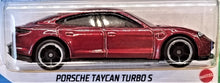 Load image into Gallery viewer, Hot Wheels 2021 Porsche Taycan Turbo S Maroon #208 HW Green Speed 4/5 New