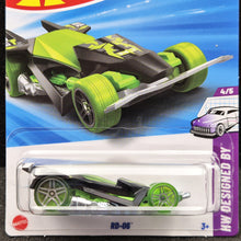 Load image into Gallery viewer, Hot Wheels 2025 RD-06 Black #105 HW Designed By 4/5 New Long Card