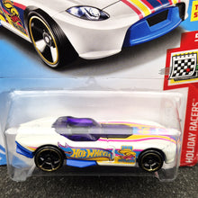 Load image into Gallery viewer, Hot Wheels 2018 RRRoadster White Holiday Racers 5/6 New Long Card Treasure Hunt