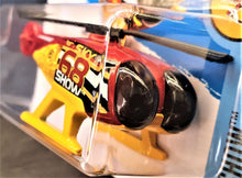 Load image into Gallery viewer, Hot Wheels 2016 SKYFIRE Helicopter Red #137 Sky Show 2/5 New