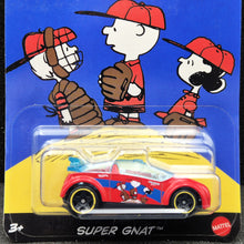 Load image into Gallery viewer, Hot Wheels 2025 Super Gnat Red Peanuts 75 Years Series 3/5 New