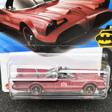Load image into Gallery viewer, Hot Wheels 2025 TV Series Batmobile Dark Red #103 Batman 3/5 New Long Card