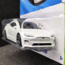 Load image into Gallery viewer, Hot Wheels 2025 Tesla Model S Plaid White #9 HW EV 1/10 New Long Card