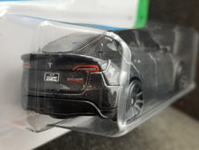 Load image into Gallery viewer, Hot Wheels 2023 Tesla Model Y Midnight Silver #37 HW Green Speed 1/10 New Long Card