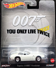 Load image into Gallery viewer, Hot Wheels 2023 Toyota 2000GT Roadster White HW Entertainment - You Only Live Twice - James Bond