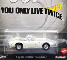 Load image into Gallery viewer, Hot Wheels 2023 Toyota 2000GT Roadster White HW Entertainment - You Only Live Twice - James Bond